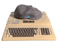 COMPUTER wearing my signature flat cap