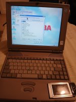 Ordinateur Portable Vintage Toshiba Satellite 220cs - Occasion Très Bon état