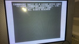 Commador Basic Prompt commodore 128DCR stuck after COMMODORE BASIC 128 banner no ready prompt ...